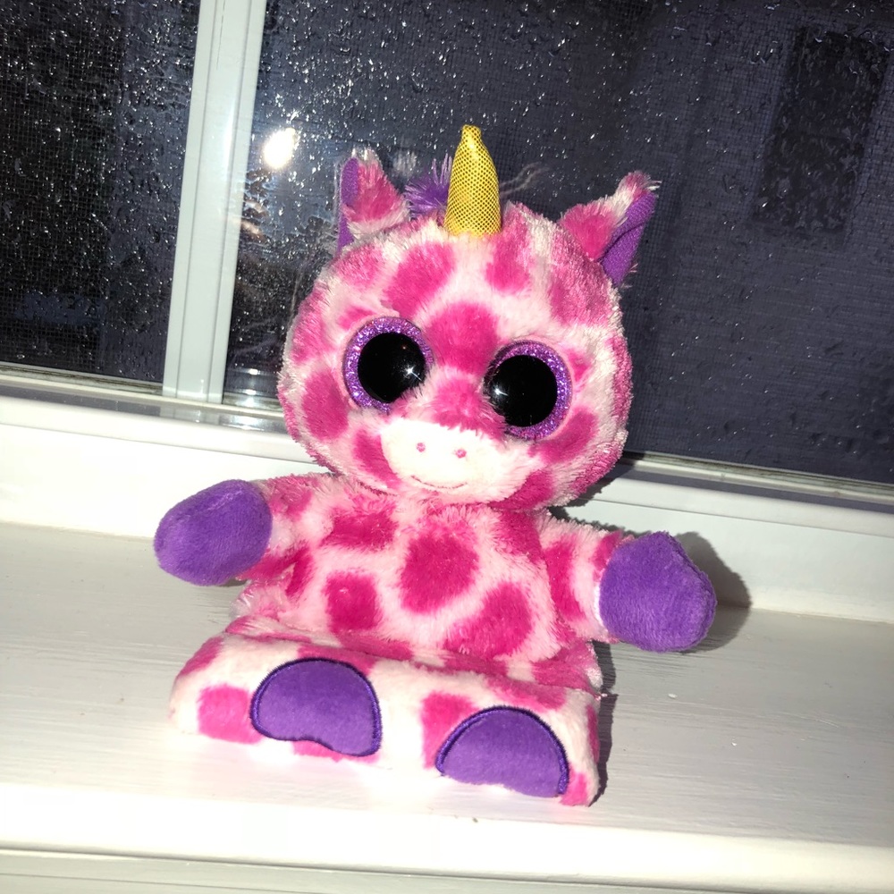 Unicorn Beanie Boo Phone Stand